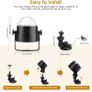 Disco Lights, 360 Rotation Sound Activated Portable  Disco Ball Lights with 4M/13ft USB Power Cable, 3W RGB Party Lights with Remote Control for Birthday/Family Gathering/Party/Home Image 6