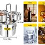 Still Distiller 3Gal 12L Stainless Steel Water Distiller Copper Tube with Circulating Pump Home Brewing Kit Build-in Thermometer for DIY Whisky Wine Brandy Spirits Image 7