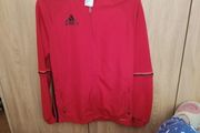 Adidas red zipped top 13/14