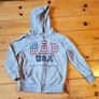 Age 8 Grey GAP Hoodie Image 2