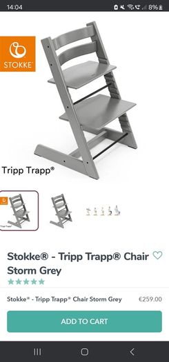 Tripp Trapp Chair with all accessories