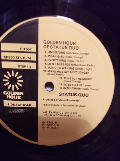 Status Quo.