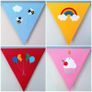 Eco-Friendly Personalised Cotton Bunting Made to Order Image 3