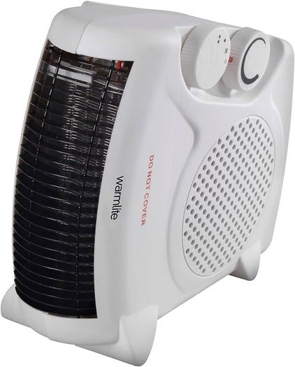 Thermo Fan Heater with 2 Heat Settings and Overheat Protection, 2000W