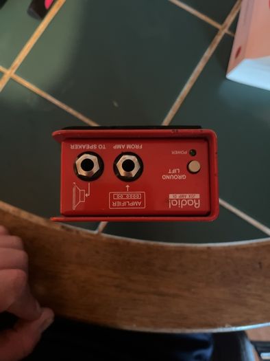 Radial JDX amplifier di box