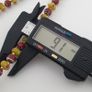 Vintage Venetian Style Tiny Eyes Glass & Red Trade Glass Beads Necklace Image 3
