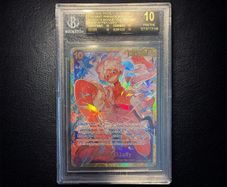 One Piece Monkey D. Luffy PRB01 SEC OP05-119 BGS 10 Black Label English
