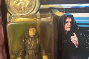 Star Wars Vintage The Power of the Force Carded Emperor Figure with Coin
