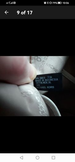 Michael Kors cream bag BNWT