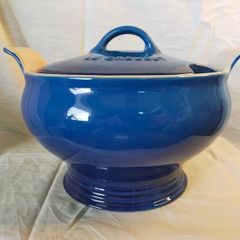Le Creuset Blue Soup Tureen