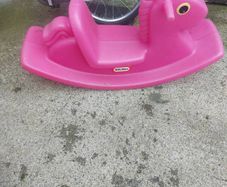 kids outdoor rocking horse
