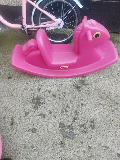 kids outdoor rocking horse