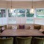 Dining Table with Herringbone Top Image 5