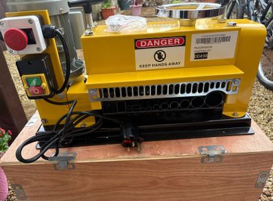 220V  380w motor Scrap Cable Stripping Machine 1mm-38mm 10 Blades Wire Stripper Recycling