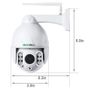 SV3C HD Outdoor Wireless Camera - 5MP PTZ WiFi Camera - Pan Tilt 5X Optical Zoom, Two Way Audio, 196ft Night Vision Image 7