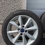 Four Genuine 2019 Ford Festa rims and tyres. Image 2