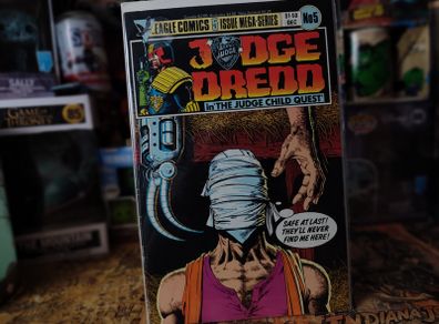 Judge Dredd ! The Judge Child Quest ! Issue #5 ! Last Issue ! Bronze Age Comic from 1984 ! by Eagle Comics !