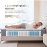 Double Mattress,8.6 Inch Double Bed Mattress with Breathable Foam Soft Fabric and Individually Pocket Spring Image 5