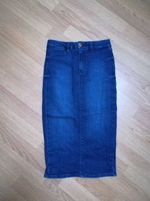 River Island jeans pencil skirt
