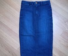 River Island jeans pencil skirt