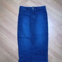 River Island jeans pencil skirt