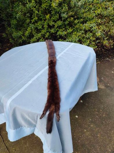 Barnardo's double pelt mink stole