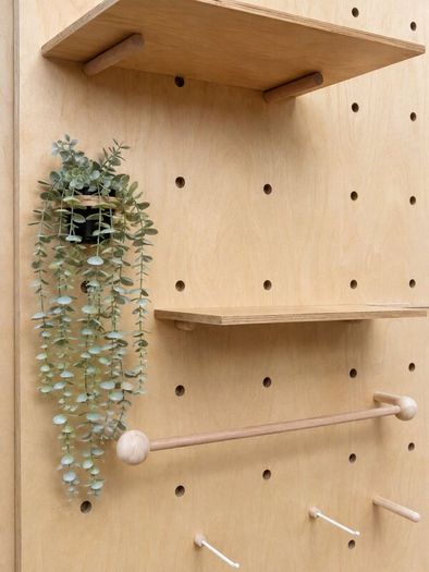 Complete Birch Ply Pegboard Shop Fit-Out 21 Panel