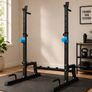 Squat Rack Multi-Function Barbell Rack Height Adjustable Dip Stand Home Gym Weight Lifting Bench Press Dip Station Push up Portable Strength Training Dumbbell Rack Image 8
