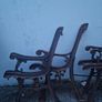 cast iron benches x4 Image 3