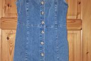Denim fitted mini dress