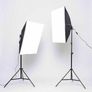 45331 85W Dimmable LED Softbox Diffuser Stand Kit Image 2