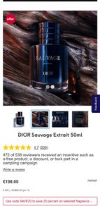 Dior Sauvage Extrait ( New 2026)