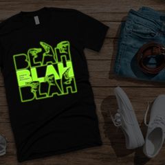 Armin Van Buuren glow in the dark t-shirt blah blah blah album t-shirt asot tee