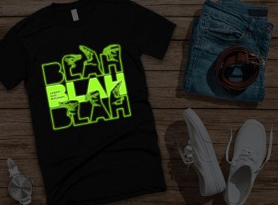Armin Van Buuren glow in the dark t-shirt blah blah blah album t-shirt asot tee