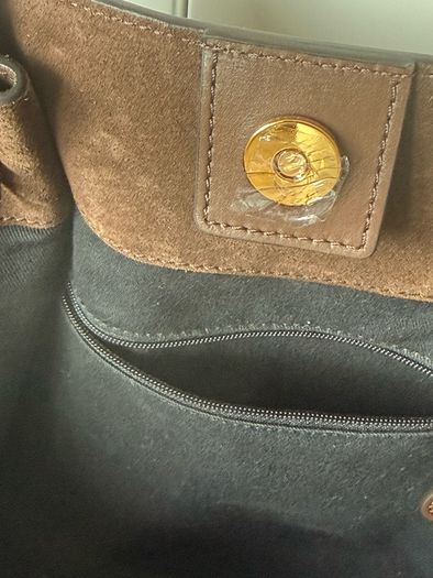 DeMellier New York Brown Mocha Suede Bag
