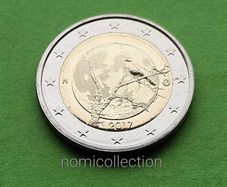 Finland 2017 year Uncirculated 2 Euro coin.