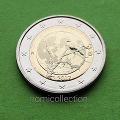Finland 2017 year Uncirculated 2 Euro coin.