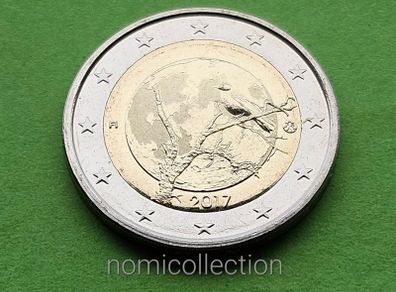 Finland 2017 year Uncirculated 2 Euro coin.