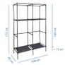 Wardrobe with  2 clothes rails and 4 shelves FREE DELIVERY Image 4