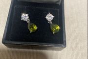 silver earrings