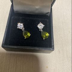silver earrings
