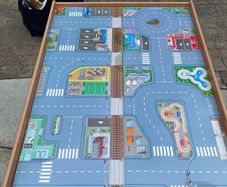 Train table and trains