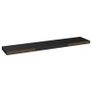 Floating Wall Shelves 4 pcs Black 120x23.5x3.8 cm MDF Image 8
