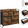 Industrial design with 7 drawers (Rustic brown) FREE P&P Image 4