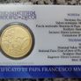 Vatican 0.5 Euro Base Metals Brilliant Uncirculated Coin 2023 - Vatican 50 Eurocent - Vatican Coin Card Image 2