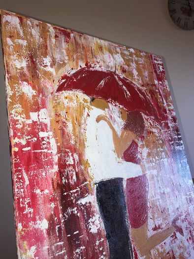 Painting couple for valentines