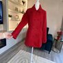 Ladies Fully Lined Red Coat from Dunnes Stores. Size UK 14 / EU 42 Image 10
