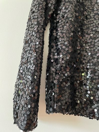 Next sequin black top size 6 New with tags