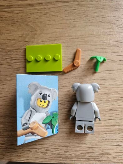 lego koala costume fan, collectible series 28