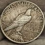USA United States Silver 1922 Peace Dollar Image 2